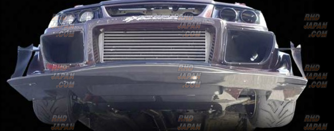 Varis ASSO Version Bumper Front Under Diffuser Ver 2 Half Carbon - CP9A